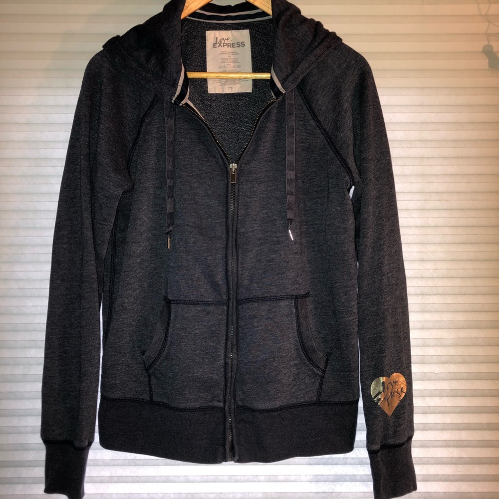 Express hoodie sweater.